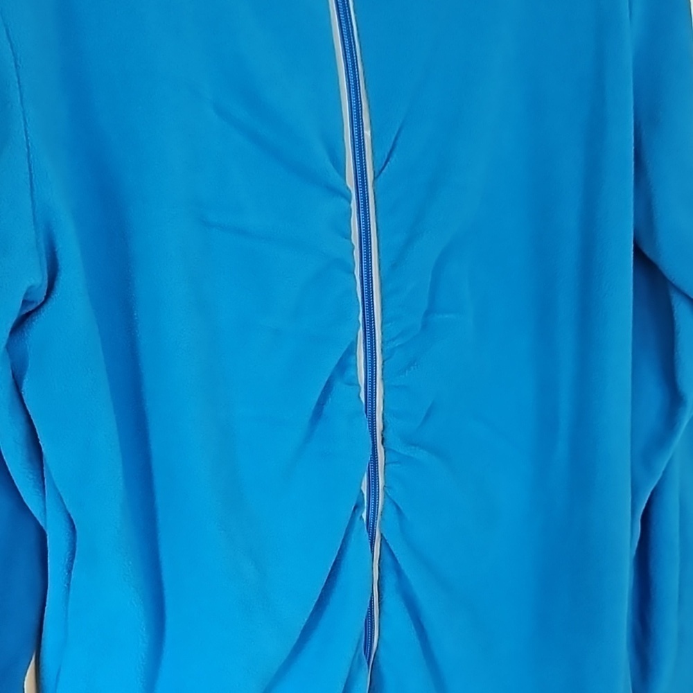 Kinetic Energy Zip Up Fleece Jacket XLP Petite EUC - Picture 2 of 3